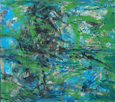Картина под названием "Весенний прорыв" - Olga Matveeva, Подлинное произведение искусства, Акрил