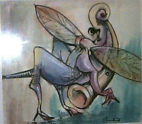 Zeichnungen mit dem Titel "Papillon,_Aquarelle…" von Muzemu, Original-Kunstwerk