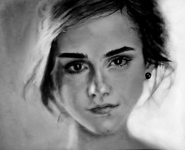 Drawing titled "Emma Watson" by Sokary, Original Artwork