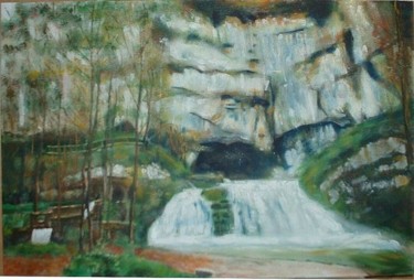 Peinture intitulée "La Source du Lison…" par Francis Privet, Œuvre d'art originale