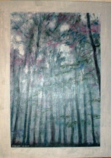 Peinture intitulée "Sous bois" par Francis Privet, Œuvre d'art originale