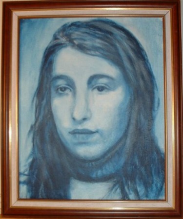 Peinture intitulée "Nicole ma femme (il…" par Francis Privet, Œuvre d'art originale