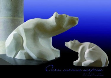 Sculpture titled "curieuse surprise o…" by Domitille Et David Schneider, Original Artwork