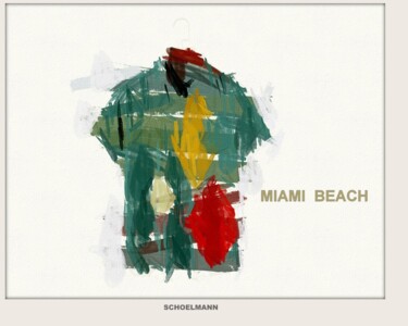 Drawing titled "MIAMI" by Schoelmann, Original Artwork, Digital Painting