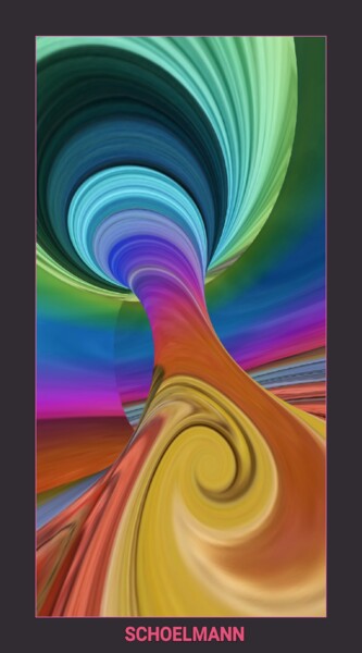 Painting titled "ARCOIRIS" by Schoelmann, Original Artwork, Digital Painting