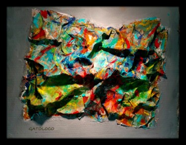 Painting titled "EXTREME 3D COLAGHE" by Schoelmann, Original Artwork, Collages