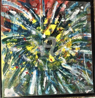 Peinture intitulée "l éxplosion" par Patrice Schreiber, Œuvre d'art originale, Acrylique