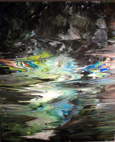 Malerei mit dem Titel "l abstraction moder…" von Patrice Schreiber, Original-Kunstwerk, Acryl