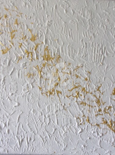 Pintura titulada "le blanc et l or" por Patrice Schreiber, Obra de arte original, Acrílico