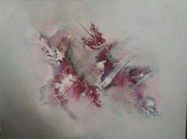 Painting titled "ARDENT.  (Reproduct…" by Virginie Schwartz, Original Artwork, Acrylic