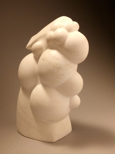 Sculpture intitulée "Anjéa" par François Schwoebel, Œuvre d'art originale, Pierre