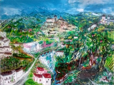 Pintura intitulada "Rio Secco" por Maria Silveria Sciarra, Obras de arte originais, Óleo