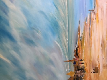 Pintura intitulada "Sea Col" por Sergio Scilironi, Obras de arte originais, Óleo