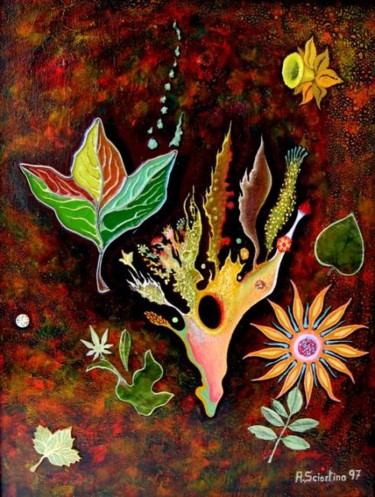 Pintura titulada "Flora" por Sciortino, Obra de arte original