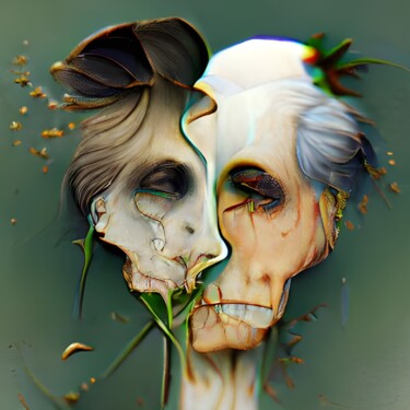 Digital Arts titled "Death and Decay IV" by Scorpion Design, Original Artwork, 2D Digital Work