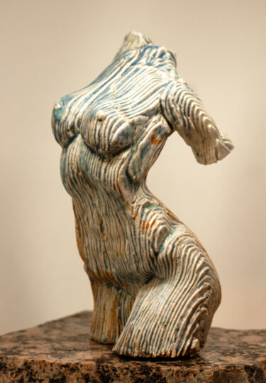 Скульптура под названием "Female Torso - Slic…" - Scott Camazine, Подлинное произведение искусства, Керамика