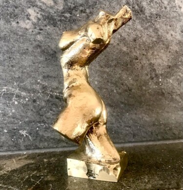 Sculptuur getiteld "Bronze Female Torso" door Scott Camazine, Origineel Kunstwerk, Bronzen