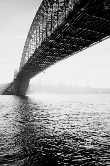 Fotografia intitolato "Sydney Harbour Brid…" da Scott Gregory Banner, Opera d'arte originale, fotografia a pellicola
