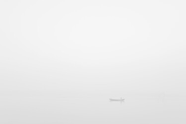 Fotografia intitolato "River mist and fish…" da Scott Gregory Banner, Opera d'arte originale, Fotografia digitale
