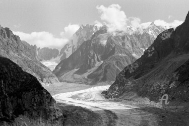 Photographie intitulée "Mer de Glace - Mont…" par Scott Gregory Banner, Œuvre d'art originale, Photographie argentique