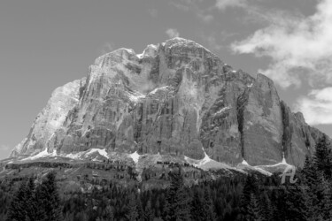 Photography titled "Rock face - Cortina…" by Scott Gregory Banner, Original Artwork, Analog photography