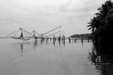 "Chinese fishing net…" başlıklı Fotoğraf Scott Gregory Banner tarafından, Orijinal sanat, Dijital Fotoğrafçılık