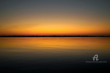 Fotografia zatytułowany „River at sunrise -…” autorstwa Scott Gregory Banner, Oryginalna praca, Fotografia cyfrowa