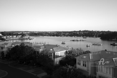 Фотография под названием "Ferry and River - B…" - Scott Gregory Banner, Подлинное произведение искусства, Цифровая фотография