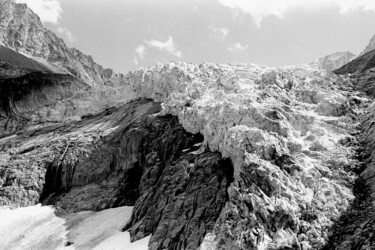 제목이 "Glacier d'Argentièr…"인 사진 Scott Gregory Banner로, 원작, 아날로그 사진