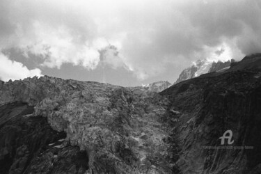 「Glacier d'Argentièr…」というタイトルの写真撮影 Scott Gregory Bannerによって, オリジナルのアートワーク, アナログ写真