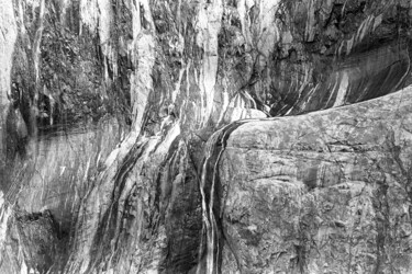 Fotografia intitolato "Rock wall - Argenti…" da Scott Gregory Banner, Opera d'arte originale, fotografia a pellicola