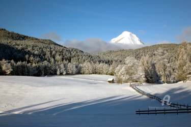 Fotografie mit dem Titel "Snow field and Hohe…" von Scott Gregory Banner, Original-Kunstwerk, Digitale Fotografie