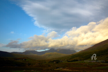 Photography titled "Mount Snowdon and c…" by Scott Gregory Banner, Original Artwork, Digital Photography