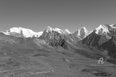Fotografia intitulada "Mountain range - La…" por Scott Gregory Banner, Obras de arte originais, Fotografia digital