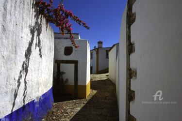 Photography titled "Alley - Obidos - Po…" by Scott Gregory Banner, Original Artwork, Analog photography