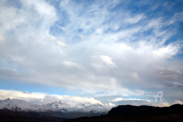 Fotografía titulada "Mountain range and…" por Scott Gregory Banner, Obra de arte original, Fotografía digital