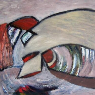 Картина под названием "Inkling" - Scott Spencer, Подлинное произведение искусства, Масло Установлен на Деревянная рама для н…