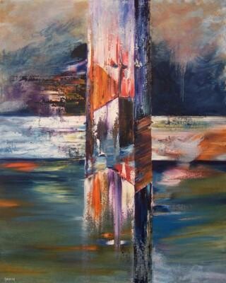Painting titled "New Church on the H…" by Scott Spencer, Original Artwork, Oil