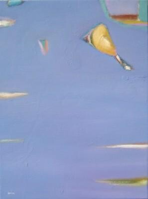 Malarstwo zatytułowany „Plankton” autorstwa Scott Spencer, Oryginalna praca, Olej Zamontowany na Drewniana rama noszy