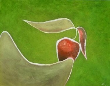 Картина под названием "Tempting" - Scott Spencer, Подлинное произведение искусства, Масло Установлен на Деревянная рама для…