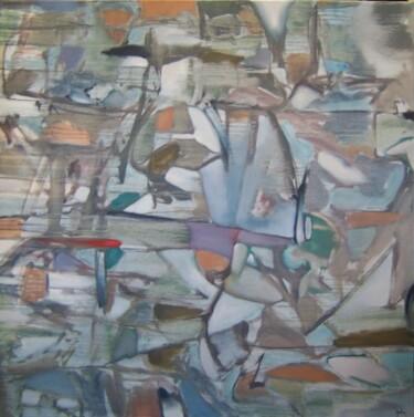 Peinture intitulée "Fly Fishing" par Scott Spencer, Œuvre d'art originale, Huile Monté sur Châssis en bois