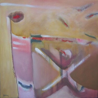 Картина под названием "Opium Poppy" - Scott Spencer, Подлинное произведение искусства, Масло Установлен на Деревянная рама д…