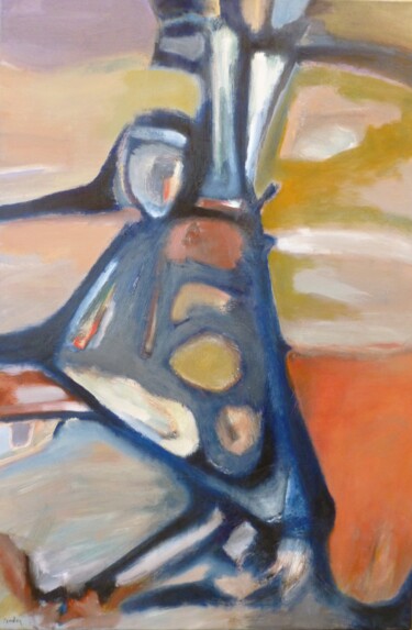Картина под названием "Rise" - Scott Spencer, Подлинное произведение искусства, Масло Установлен на Деревянная рама для носи…