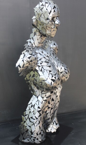 Sculpture titled "" Lost In Triangula…" by Scott Wilkes, Original Artwork, Metals