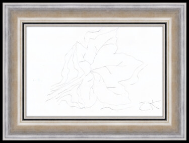Drawing titled "Autumn Winds - Leaf…" by Scribbles Not Scribbles, Original Artwork, 2D Digital Work Mounted on Other rigid p…