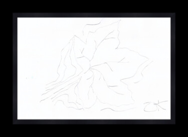 Arte digitale intitolato "Autumn Winds - Leaf…" da Scribblesnotscribbles, Opera d'arte originale, Lavoro digitale 2D Montato…