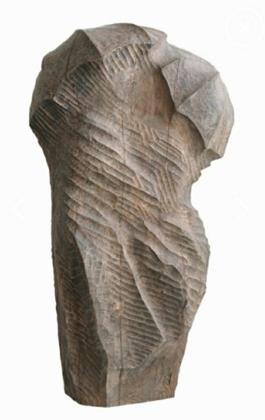 Escultura titulada "The Rain" por Alexander Eremin, Obra de arte original, Madera