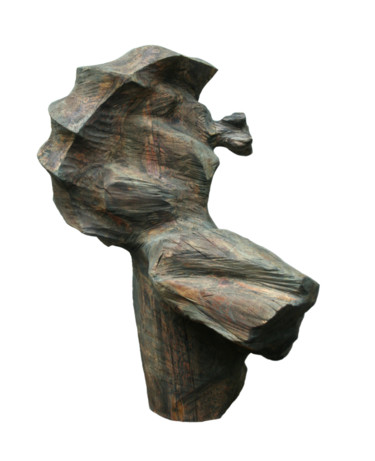 Rzeźba zatytułowany „The Wind” autorstwa Alexander Eremin, Oryginalna praca, Drewno