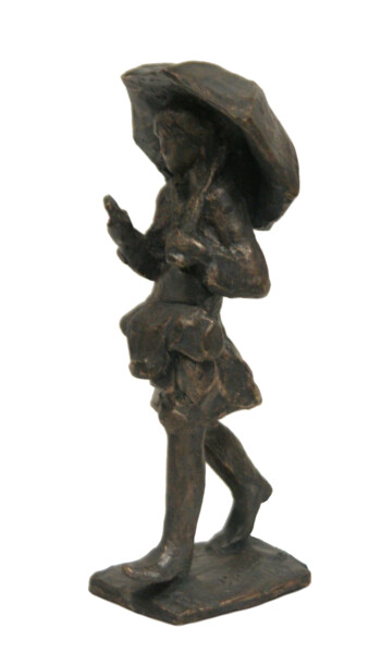 Skulptur mit dem Titel "Shopping" von Alexander Eremin, Original-Kunstwerk, Bronze