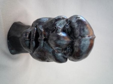 Sculpture intitulée "Cysplatine" par Esco, Œuvre d'art originale, Terre cuite